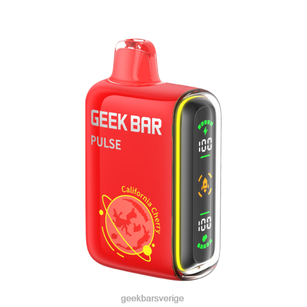 Geek Bar Store - Geek Bar Pulse 15k engångsvape ZNX2J46 Kalifornien körsbär