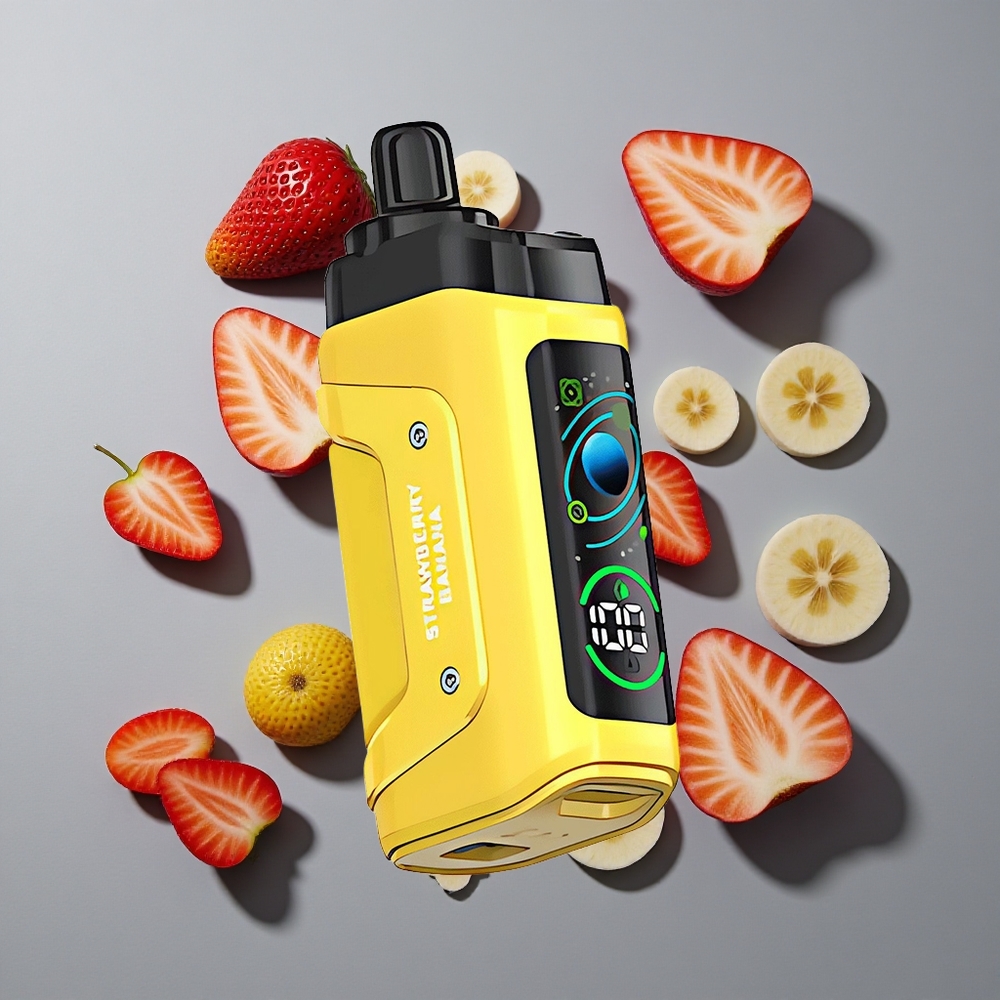 Jordgubb Banan Razz Bar 45000 Puffs Engångsvape vape wholesale Sverige Typ-C Laddningsbar