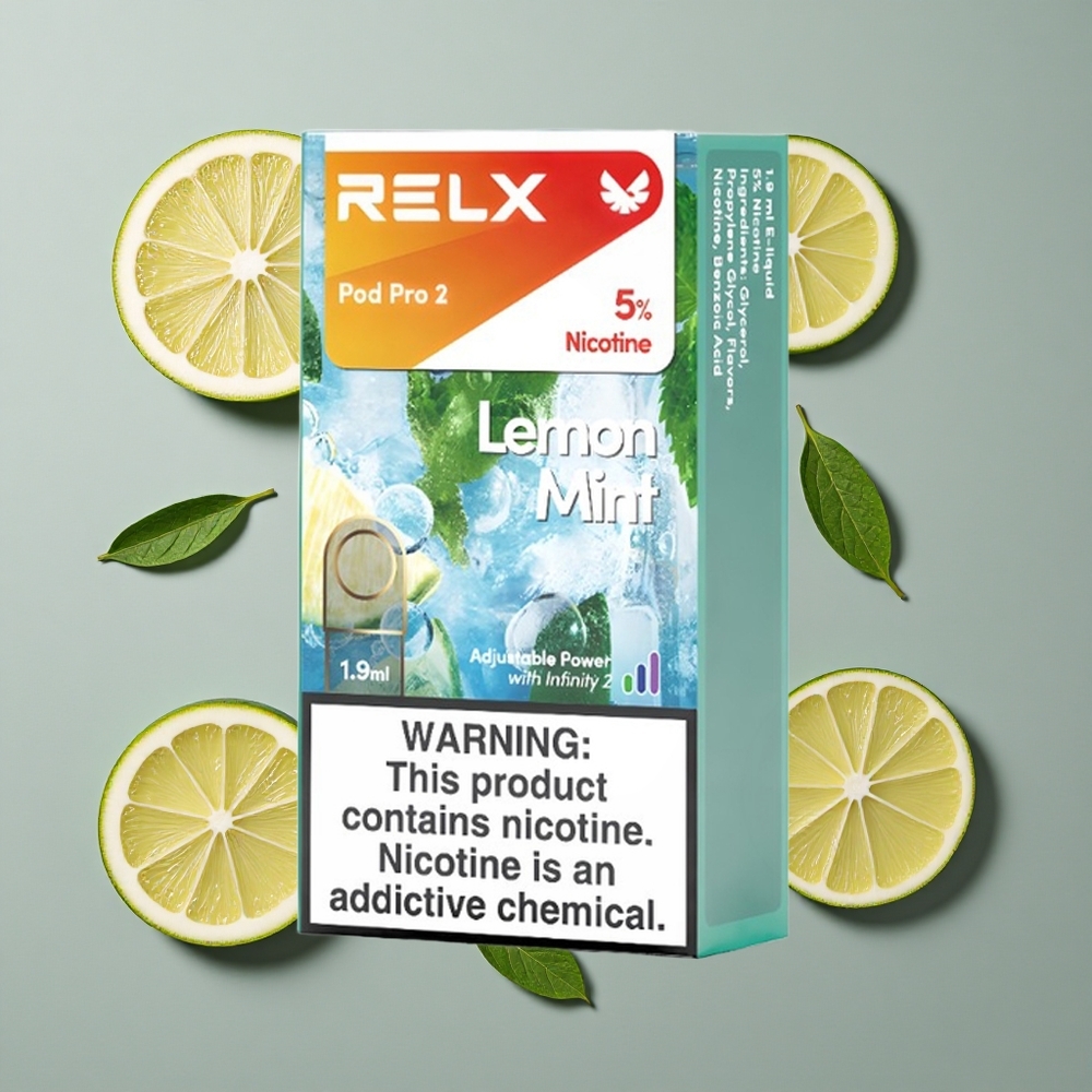 Citron Mynta RELX Pod Pro 2 600 Puffs vape wholesale Sweden 1.9ml