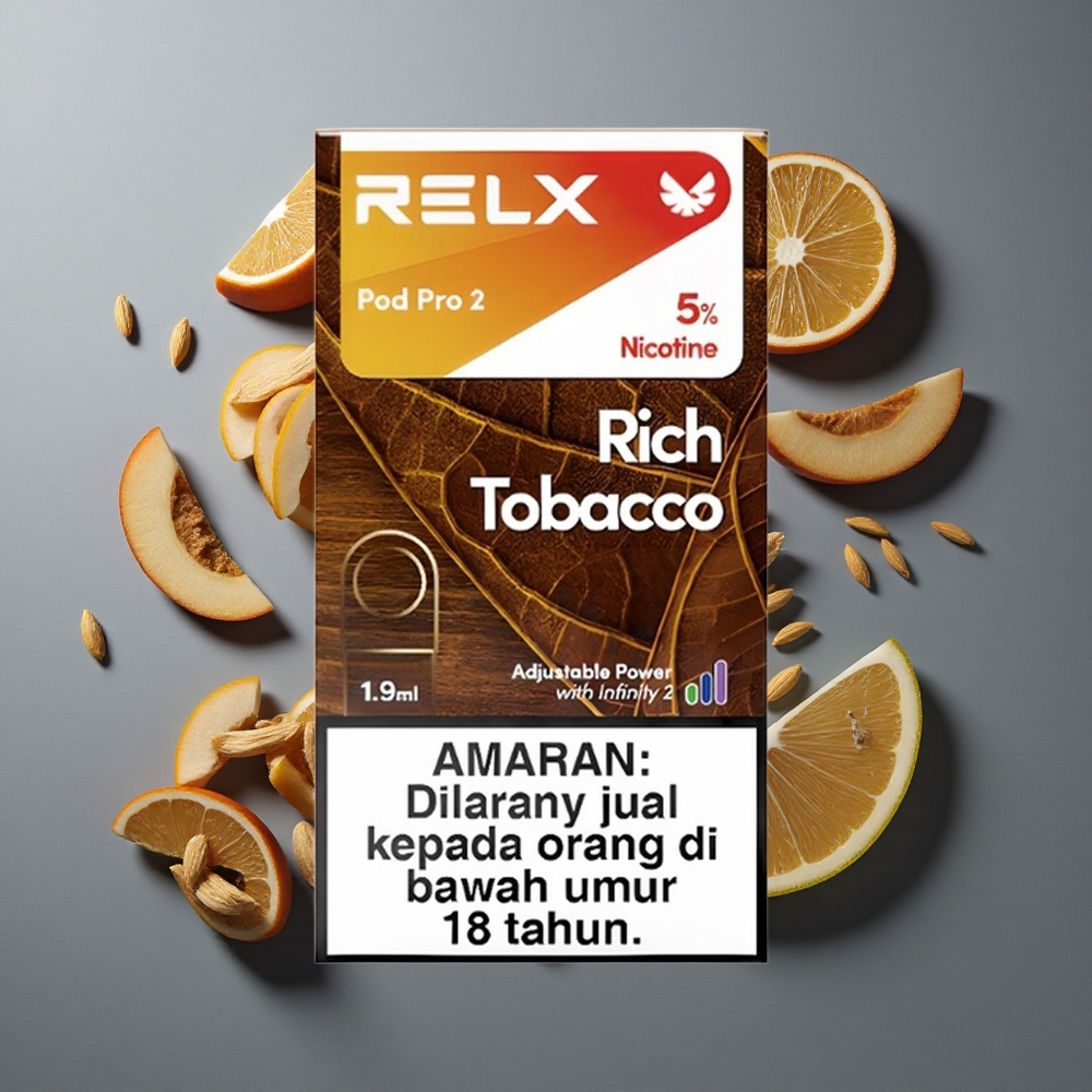 Rik Tobak Relx Pod Pro 2 600 Puffs vape wholesale Sweden 1.9ml 5% nikotin